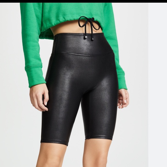 Leather Leggings Spanx Faux Leather Bike Shorts Faux Leather